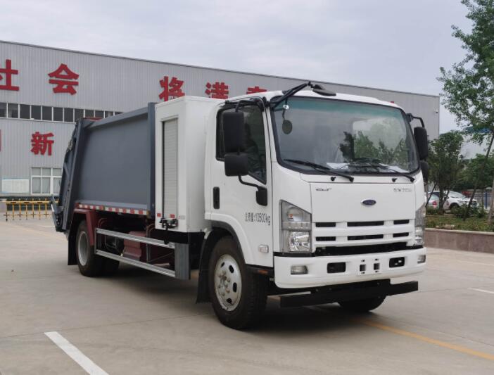 聚尘**HNY5100ZYSQCD纯电动压缩式垃圾车