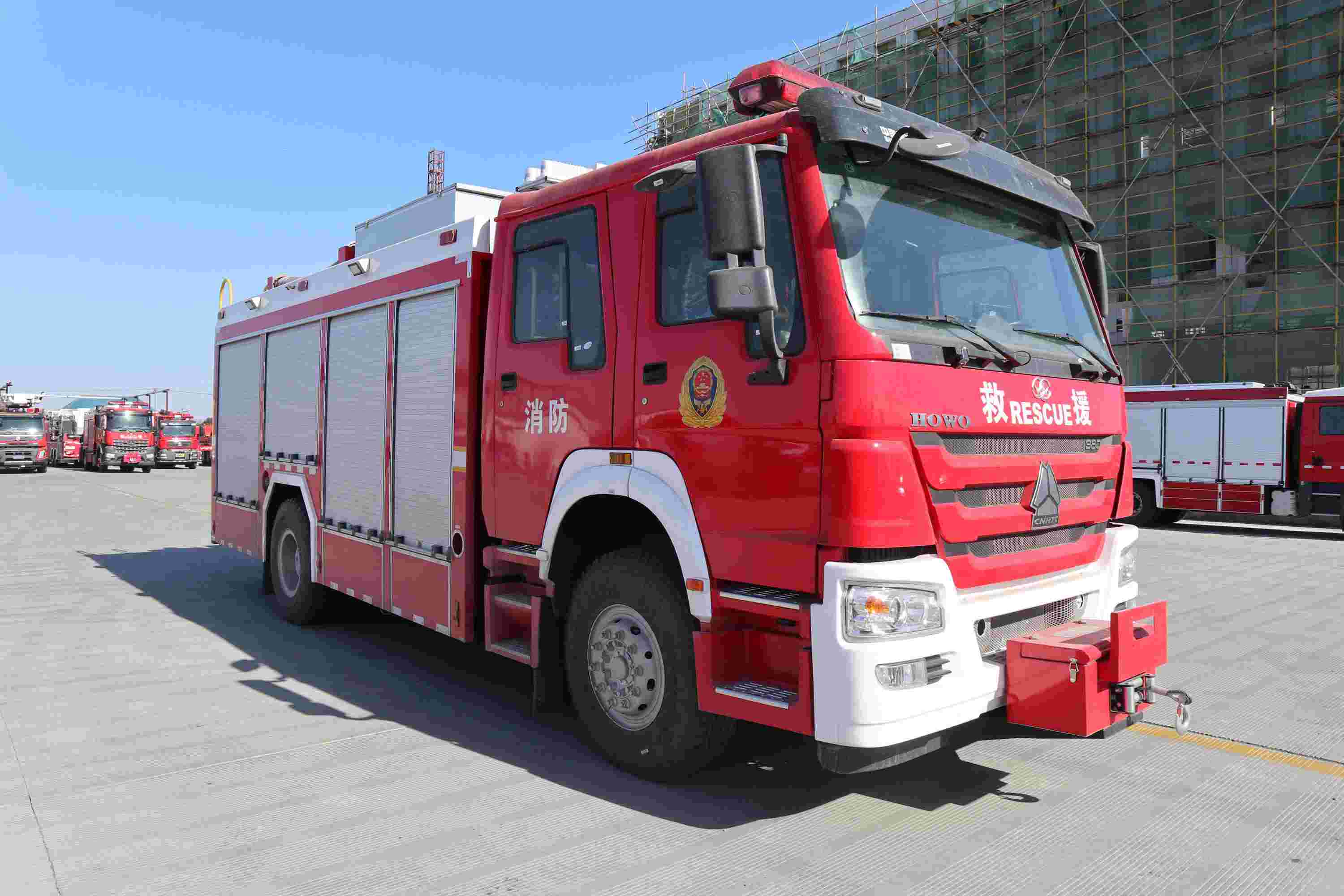 云鹤牌WHG5190GXFAP55/ZVA压缩空气泡沫消防车