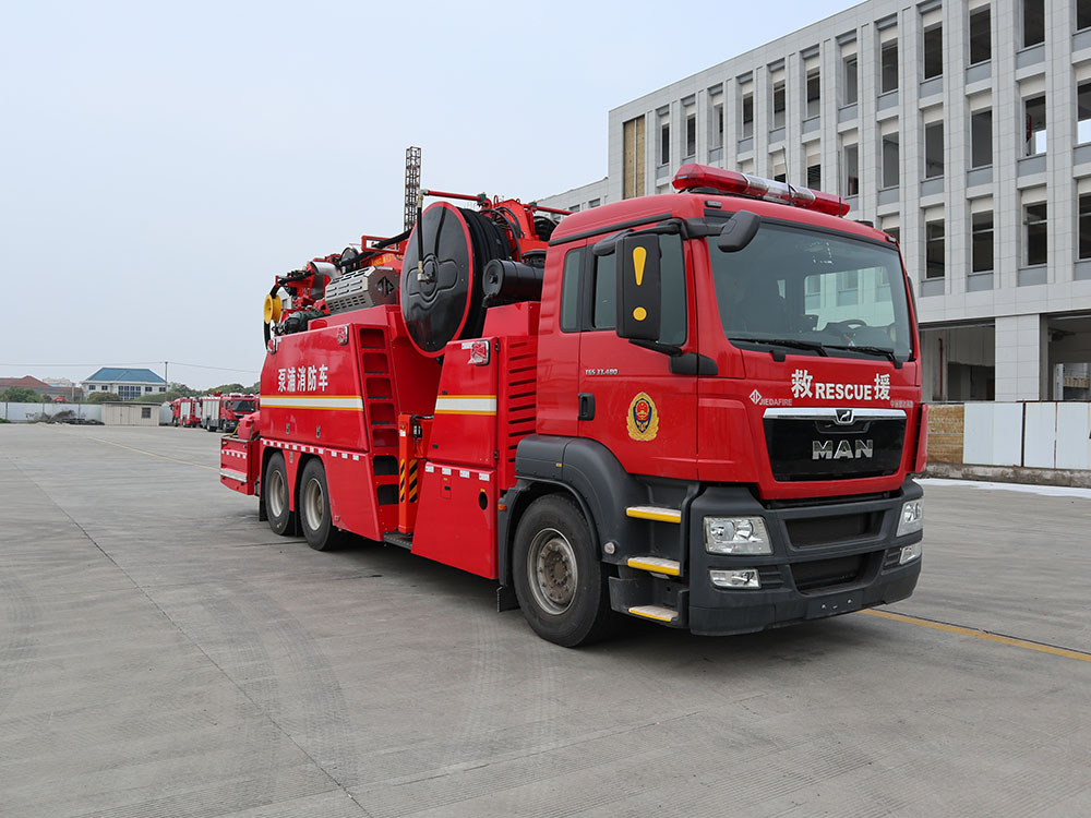 捷达消防牌SJD5300TXFBP600/YDXZMEA泵浦消防车